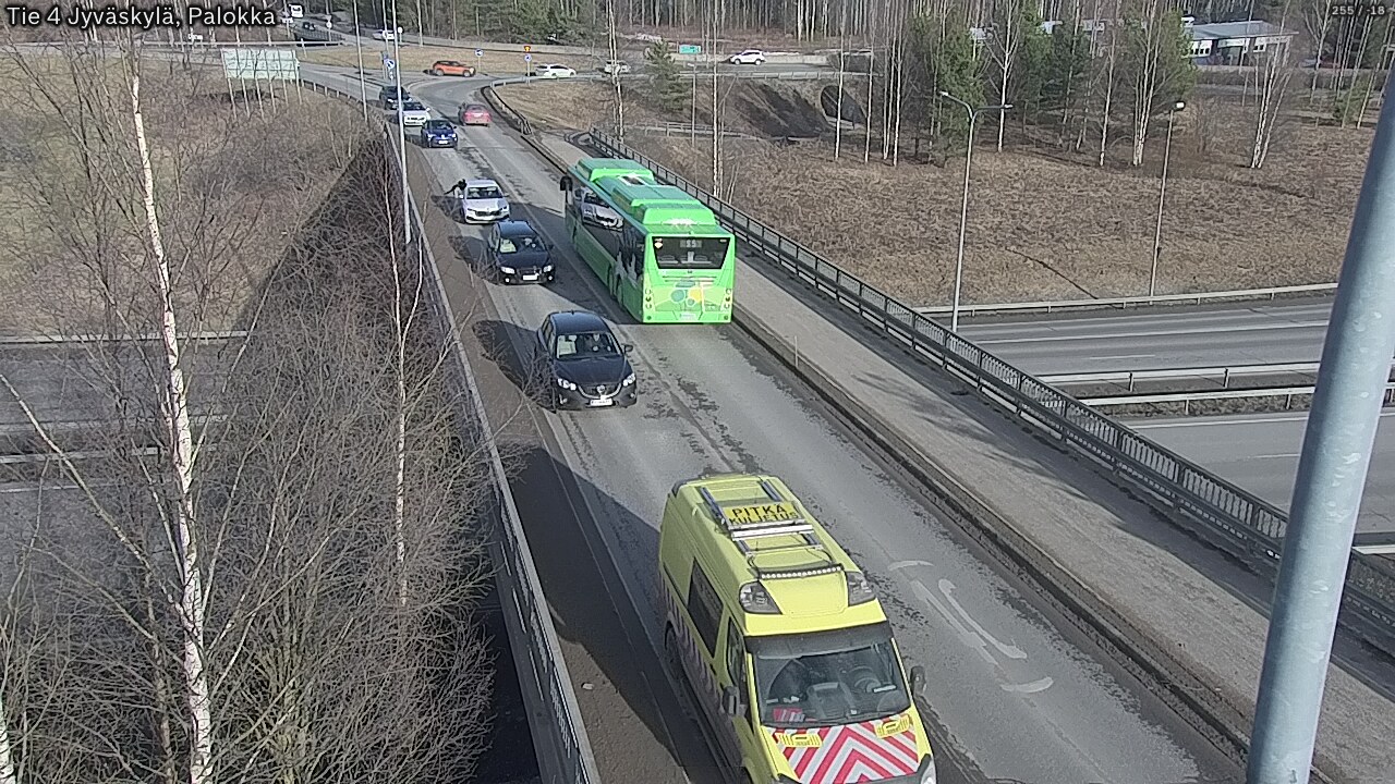 Weather Camera Image Road 4 Jyväskylä, Palokka, Jyväskylä, Keski-Suomi
