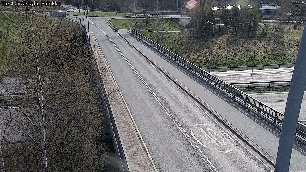 Weather Camera Image Väg 4 Jyväskylä, Palokka, Jyväskylä, Keski-Suomi