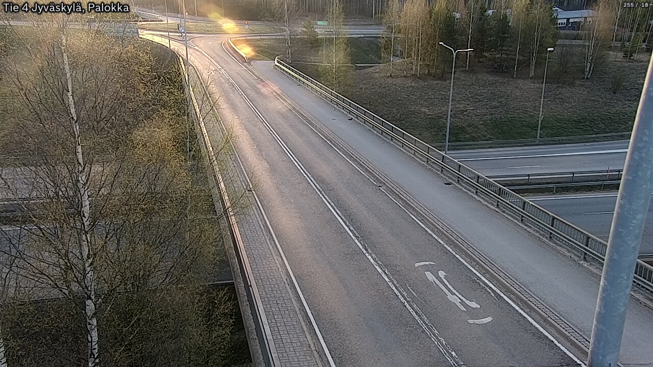 Weather Camera Image Road 4 Jyväskylä, Palokka, Jyväskylä, Keski-Suomi