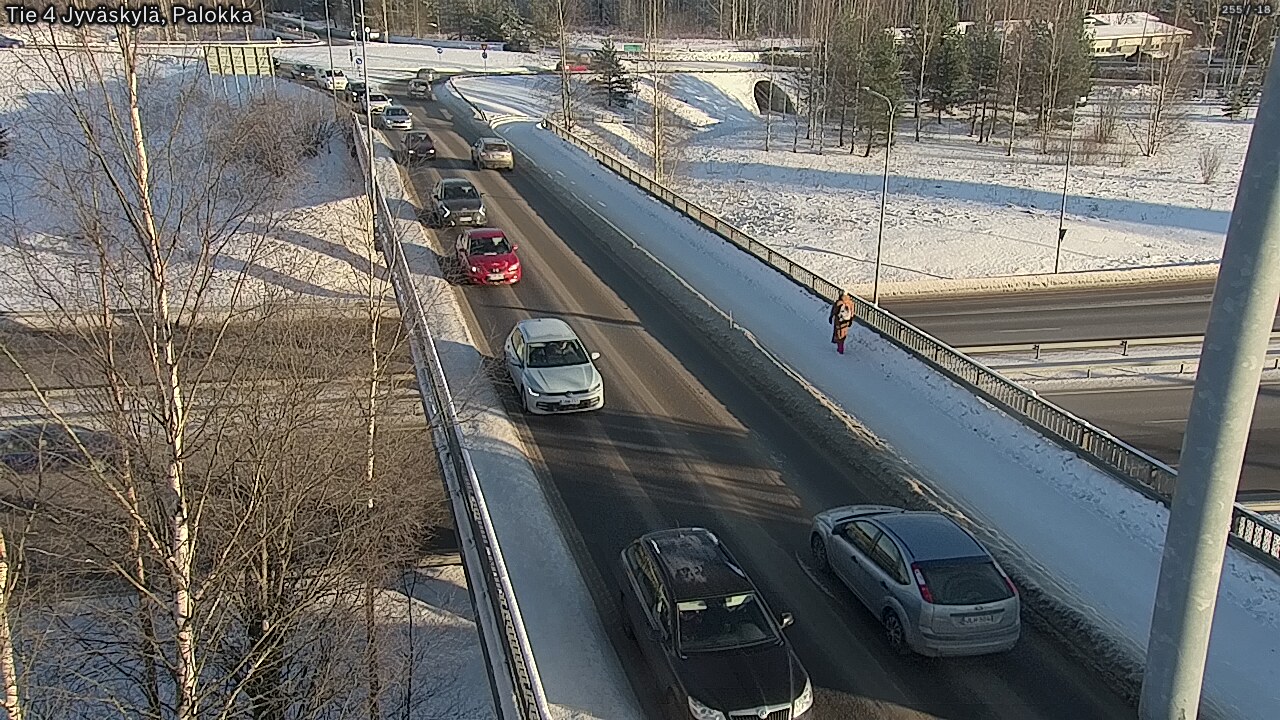 Weather Camera Image Road 4 Jyväskylä, Palokka, Jyväskylä, Keski-Suomi