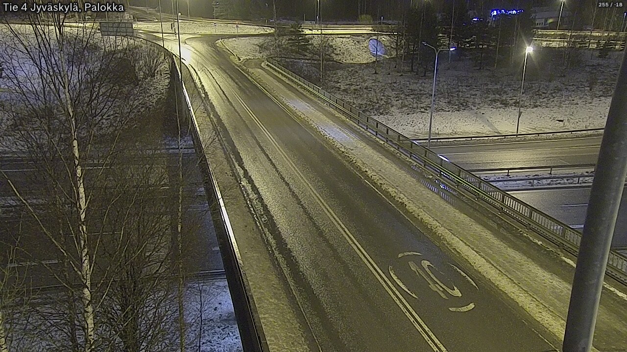 Weather Camera Image Väg 4 Jyväskylä, Palokka, Jyväskylä, Keski-Suomi