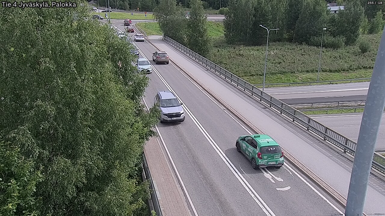 Weather Camera Image Väg 4 Jyväskylä, Palokka, Jyväskylä, Keski-Suomi