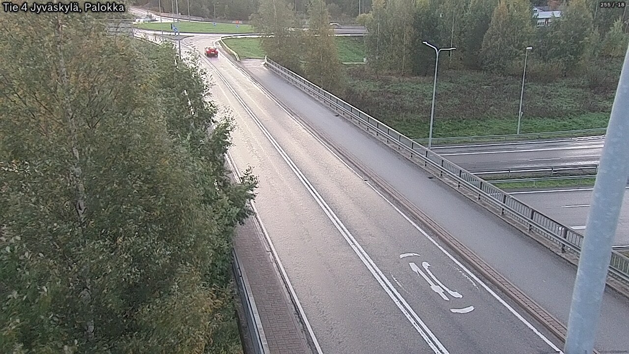 Weather Camera Image Väg 4 Jyväskylä, Palokka, Jyväskylä, Keski-Suomi