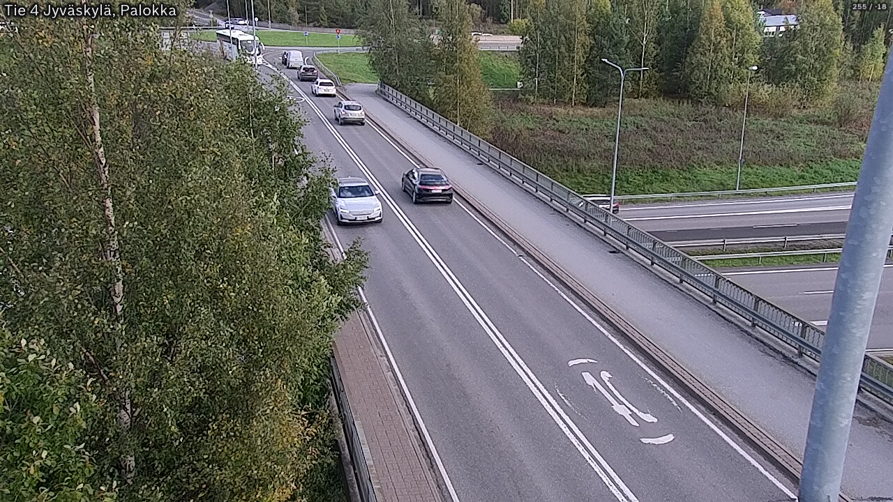 Weather Camera Image Road 4 Jyväskylä, Palokka, Jyväskylä, Keski-Suomi