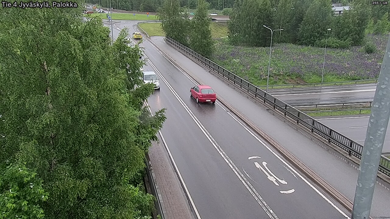 Weather Camera Image Road 4 Jyväskylä, Palokka, Jyväskylä, Keski-Suomi