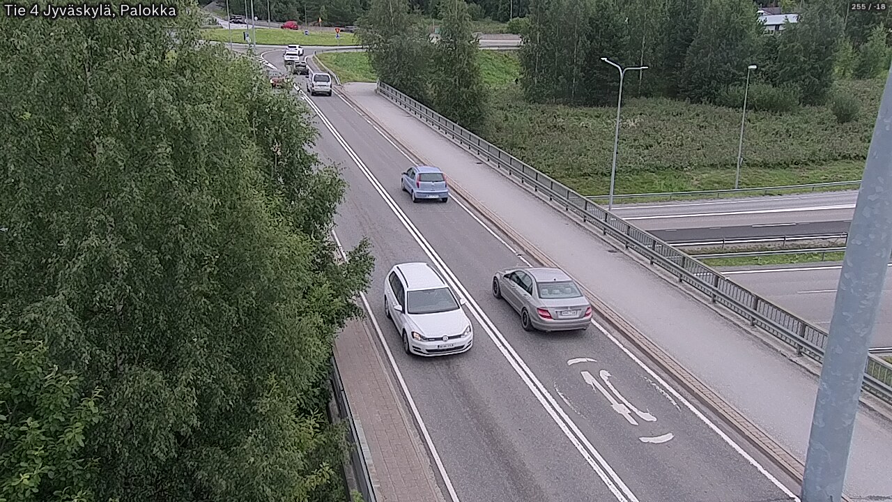 Weather Camera Image Väg 4 Jyväskylä, Palokka, Jyväskylä, Keski-Suomi