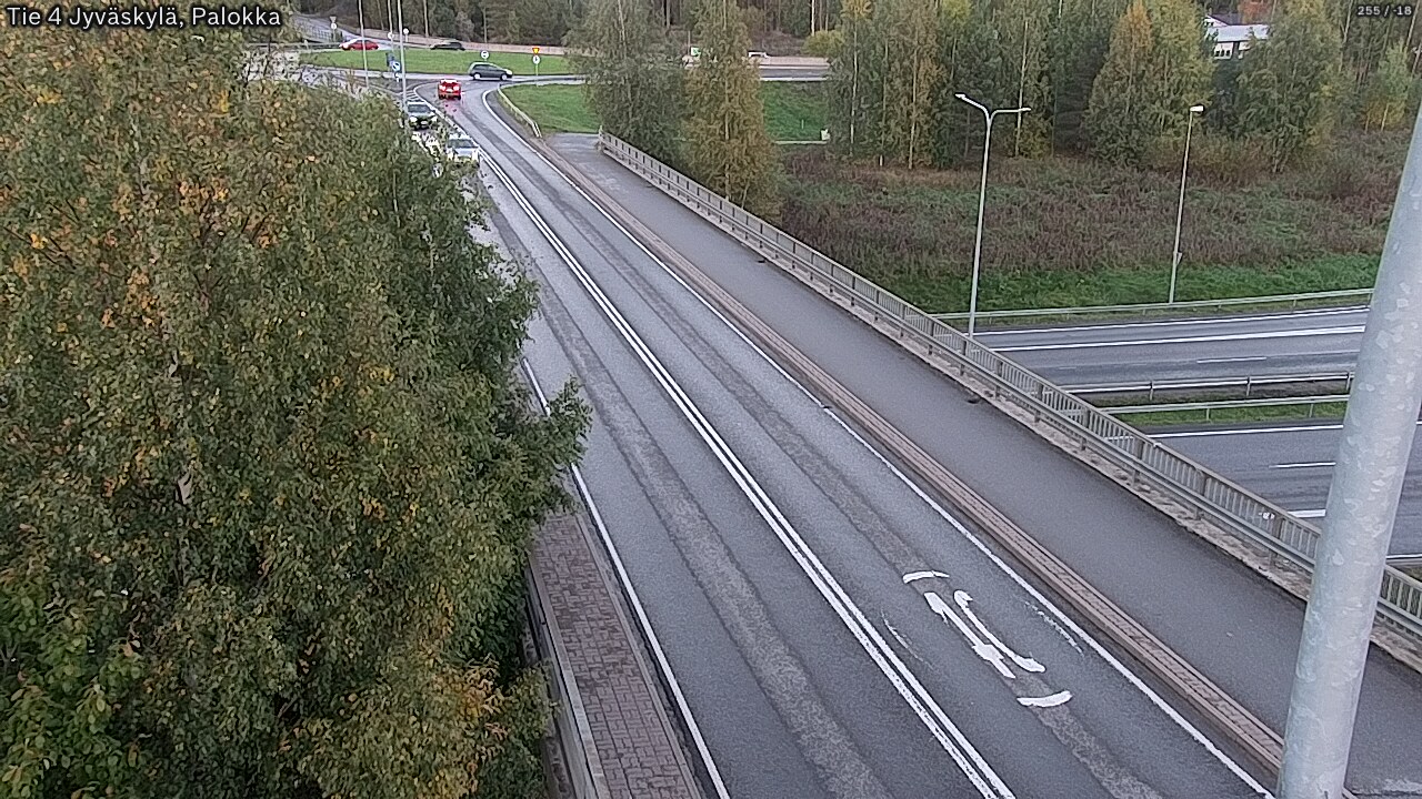 Weather Camera Image Väg 4 Jyväskylä, Palokka, Jyväskylä, Keski-Suomi