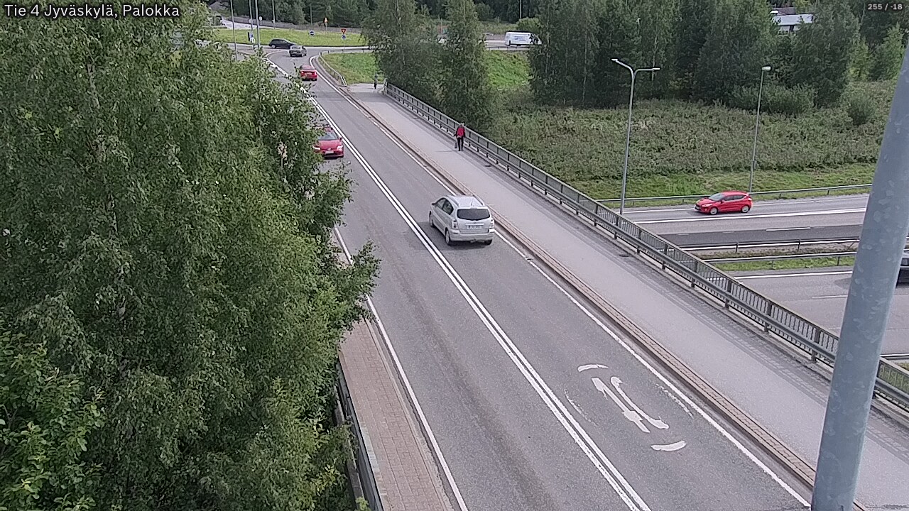 Weather Camera Image Väg 4 Jyväskylä, Palokka, Jyväskylä, Keski-Suomi