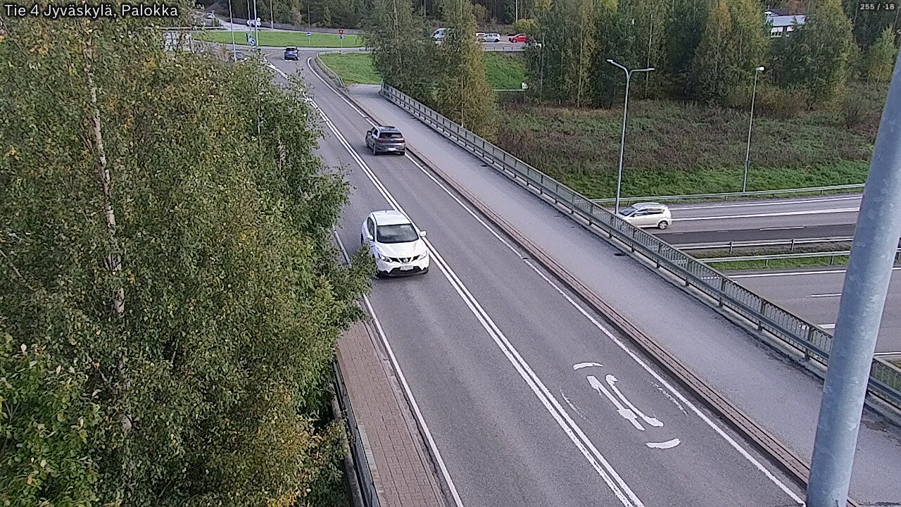 Weather Camera Image Road 4 Jyväskylä, Palokka, Jyväskylä, Keski-Suomi