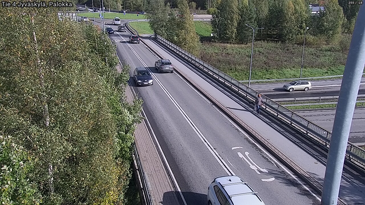 Weather Camera Image Väg 4 Jyväskylä, Palokka, Jyväskylä, Keski-Suomi