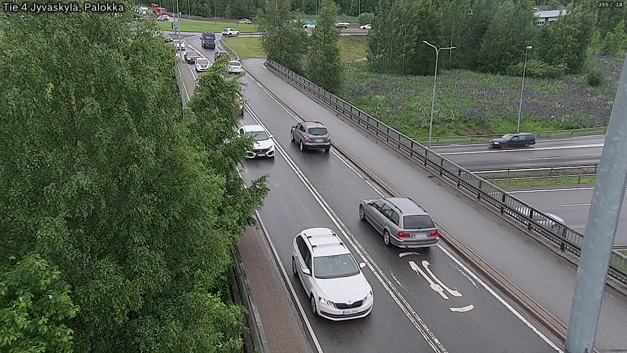 Weather Camera Image Väg 4 Jyväskylä, Palokka, Jyväskylä, Keski-Suomi