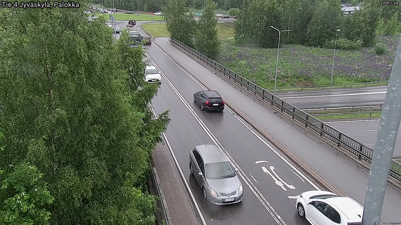 Weather Camera Image Väg 4 Jyväskylä, Palokka, Jyväskylä, Keski-Suomi