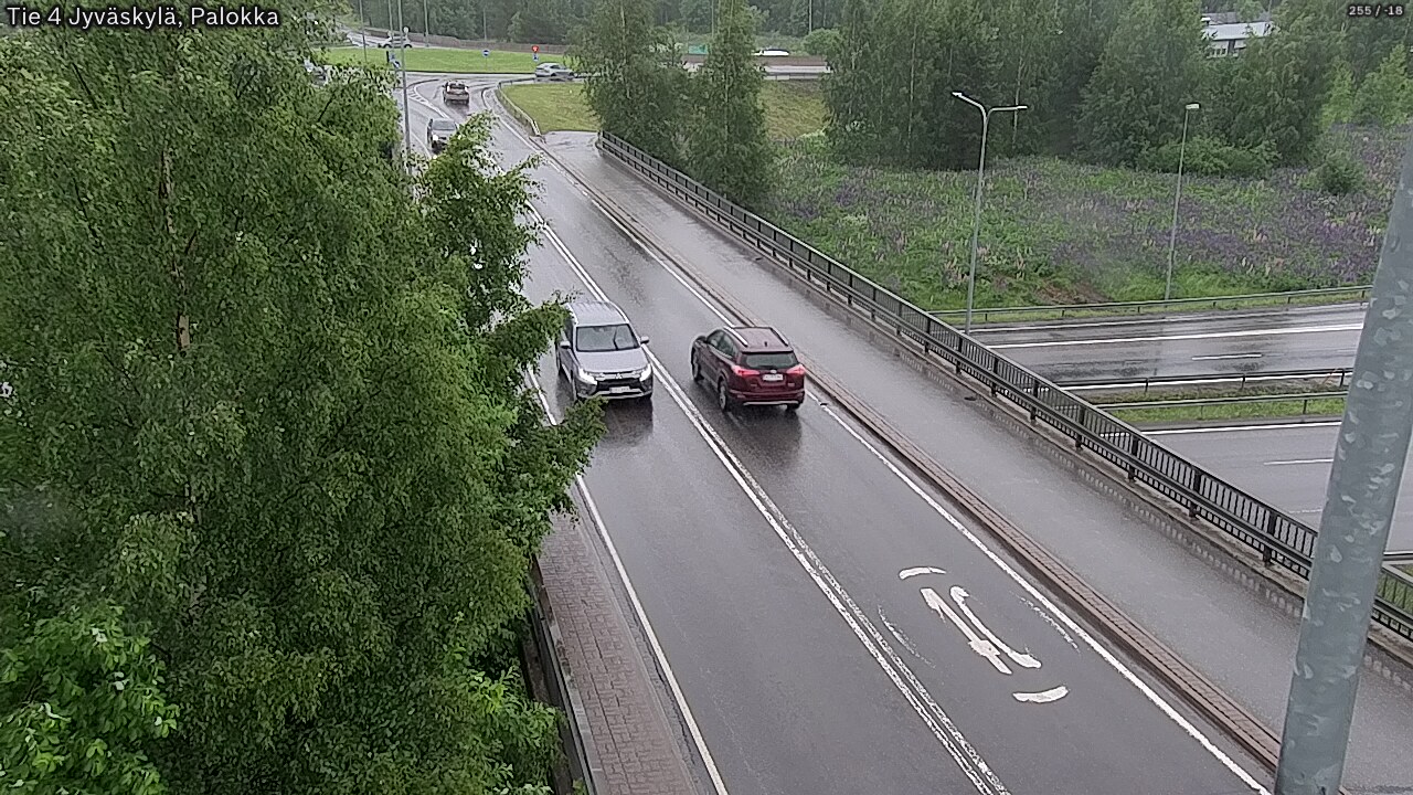 Weather Camera Image Road 4 Jyväskylä, Palokka, Jyväskylä, Keski-Suomi