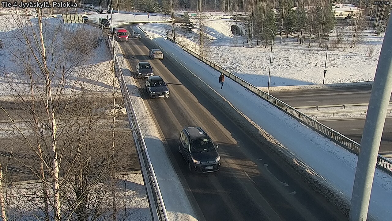 Weather Camera Image Road 4 Jyväskylä, Palokka, Jyväskylä, Keski-Suomi