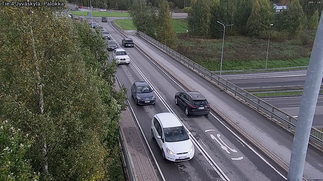Weather Camera Image Väg 4 Jyväskylä, Palokka, Jyväskylä, Keski-Suomi