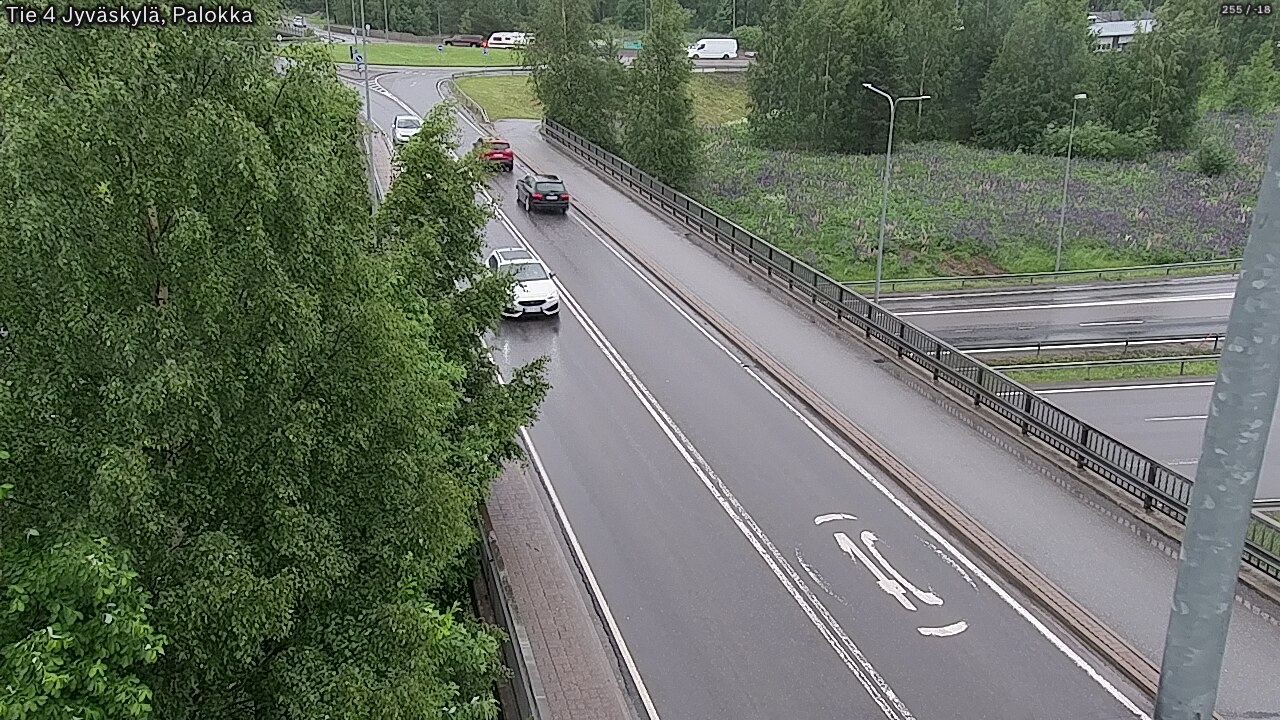 Weather Camera Image Road 4 Jyväskylä, Palokka, Jyväskylä, Keski-Suomi