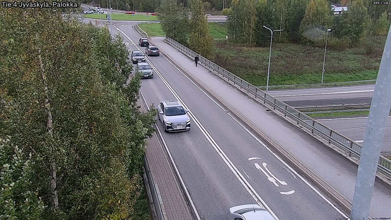 Weather Camera Image Väg 4 Jyväskylä, Palokka, Jyväskylä, Keski-Suomi
