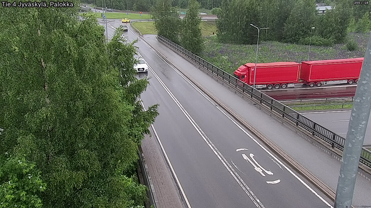 Weather Camera Image Road 4 Jyväskylä, Palokka, Jyväskylä, Keski-Suomi