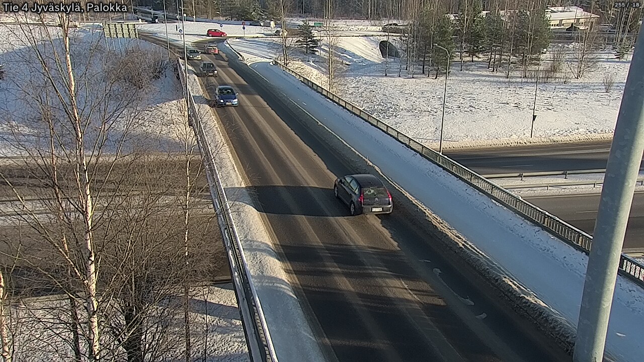 Weather Camera Image Road 4 Jyväskylä, Palokka, Jyväskylä, Keski-Suomi