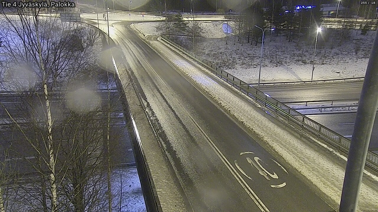 Weather Camera Image Väg 4 Jyväskylä, Palokka, Jyväskylä, Keski-Suomi