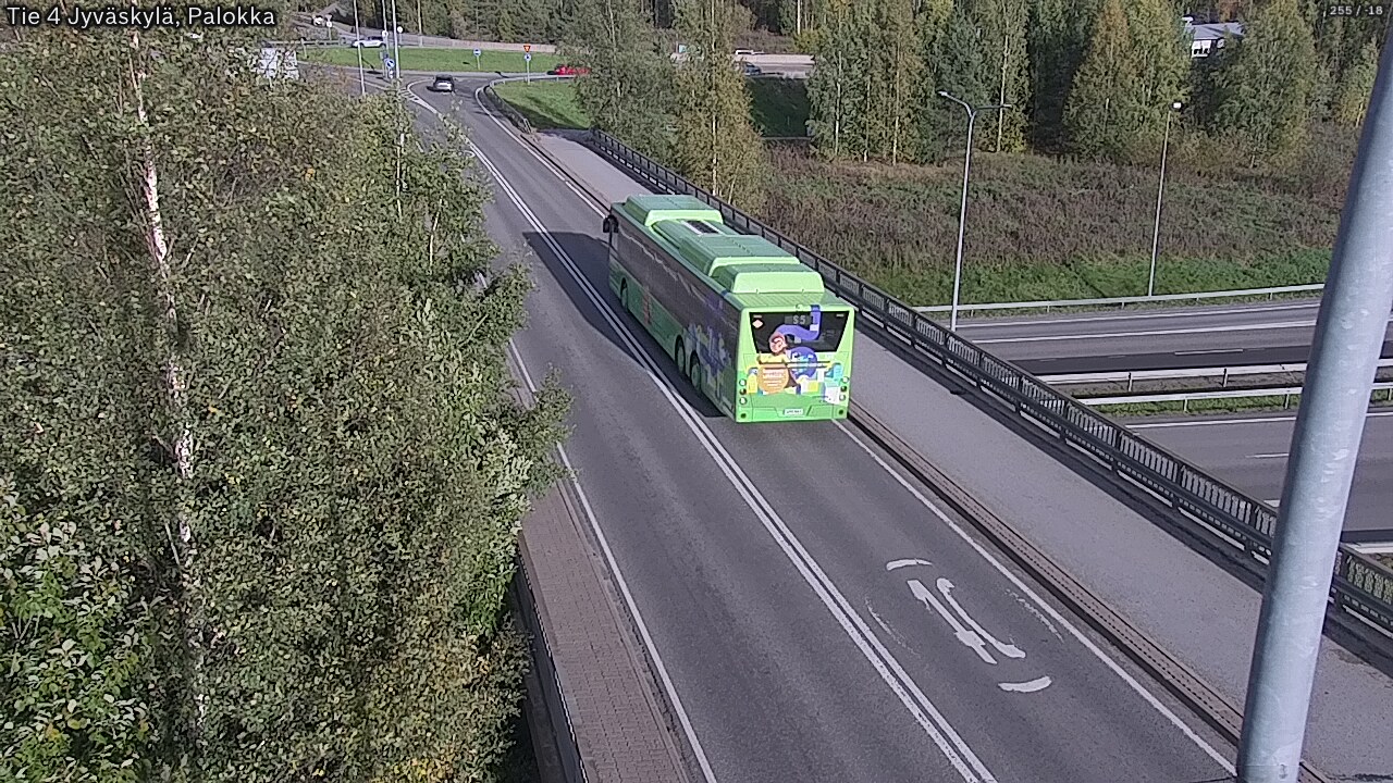 Weather Camera Image Road 4 Jyväskylä, Palokka, Jyväskylä, Keski-Suomi
