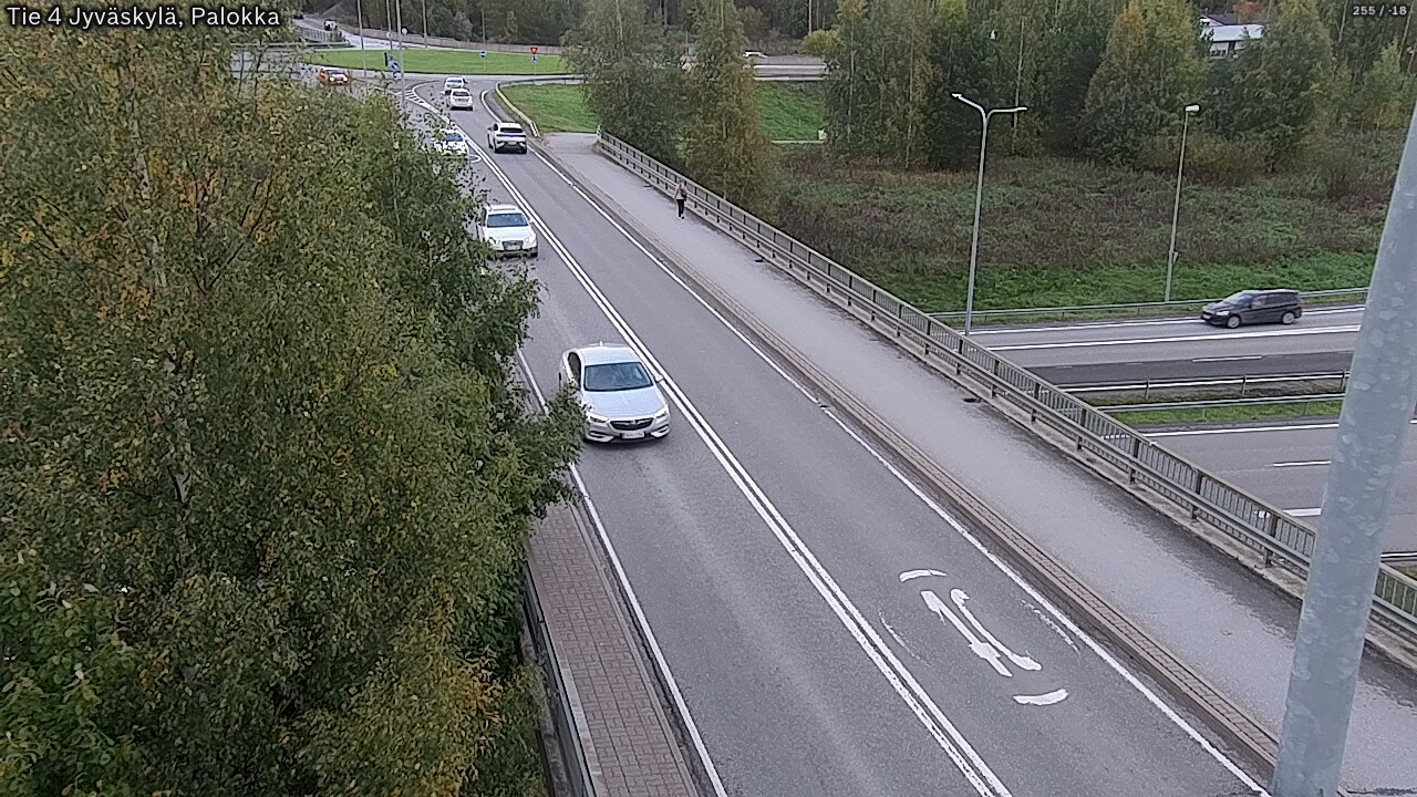 Weather Camera Image Väg 4 Jyväskylä, Palokka, Jyväskylä, Keski-Suomi