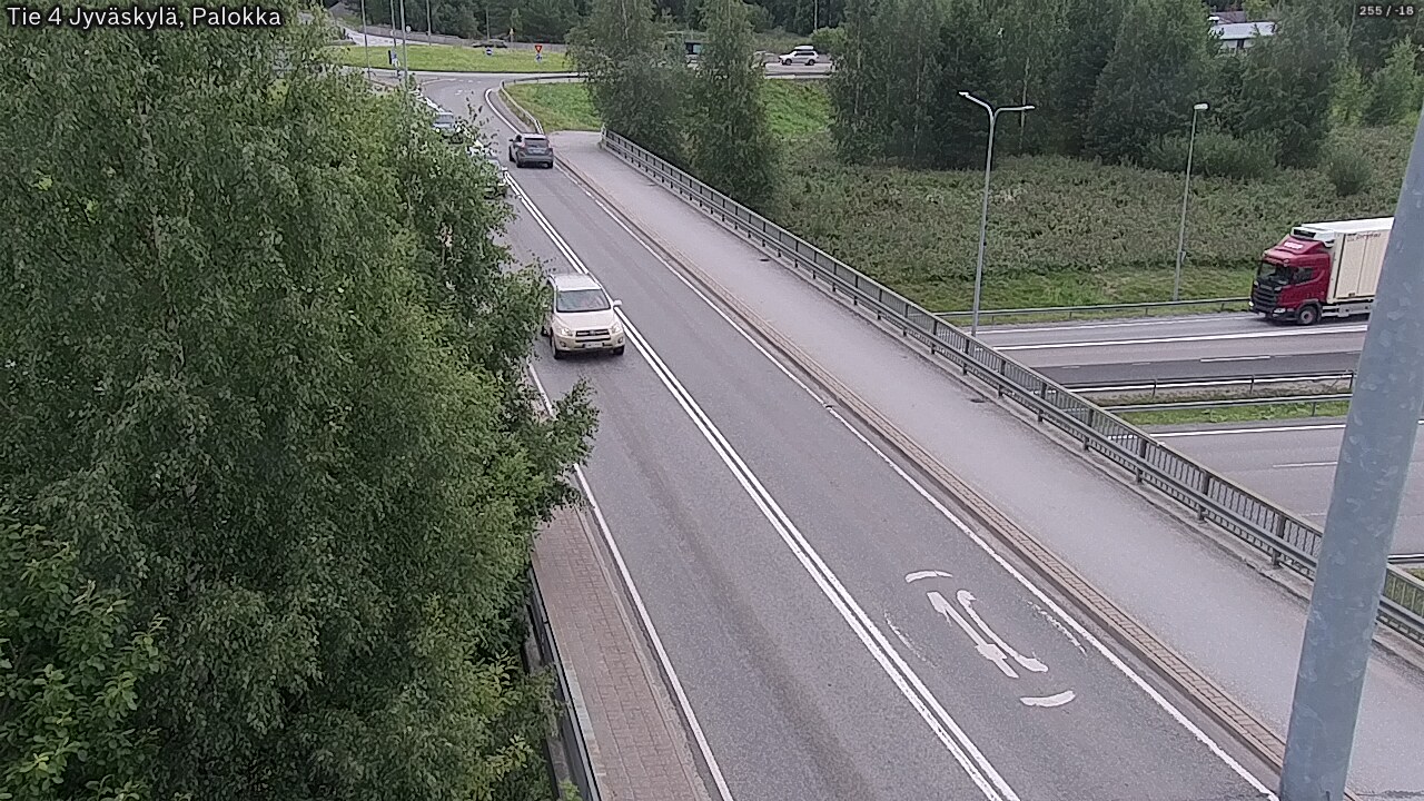 Weather Camera Image Road 4 Jyväskylä, Palokka, Jyväskylä, Keski-Suomi