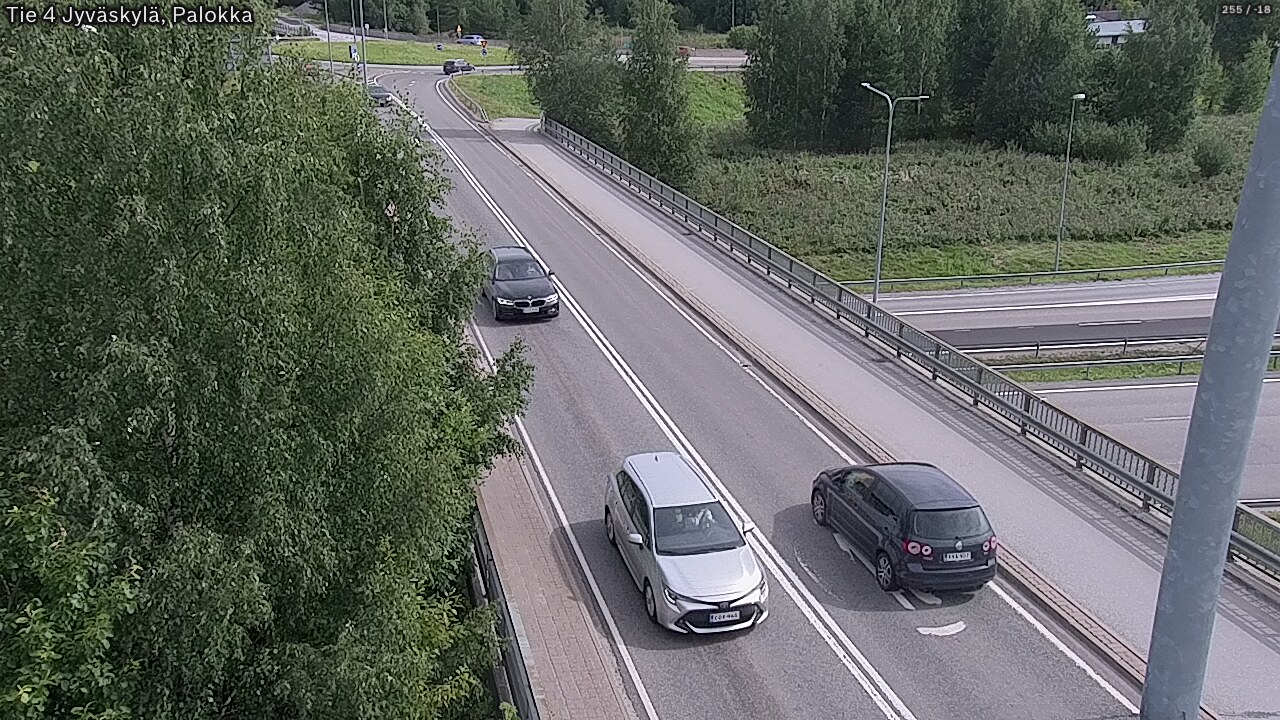 Weather Camera Image Väg 4 Jyväskylä, Palokka, Jyväskylä, Keski-Suomi