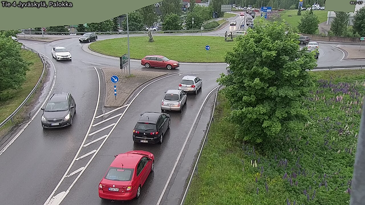 Weather Camera Image Väg 4 Jyväskylä, Palokka, Jyväskylä, Keski-Suomi