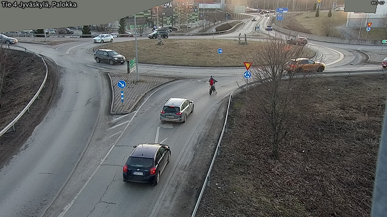 Weather Camera Image Väg 4 Jyväskylä, Palokka, Jyväskylä, Keski-Suomi