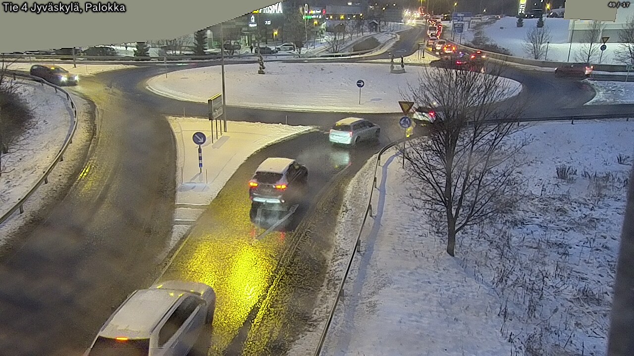 Weather Camera Image Väg 4 Jyväskylä, Palokka, Jyväskylä, Keski-Suomi