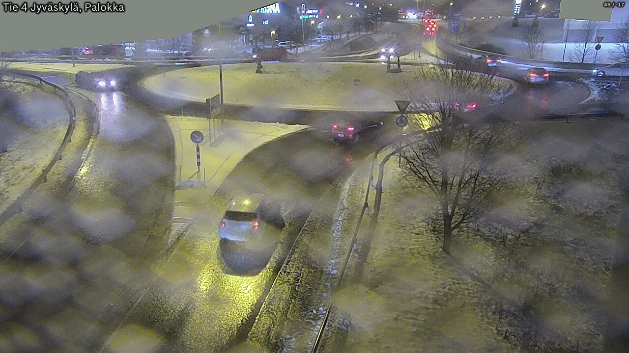 Weather Camera Image Väg 4 Jyväskylä, Palokka, Jyväskylä, Keski-Suomi