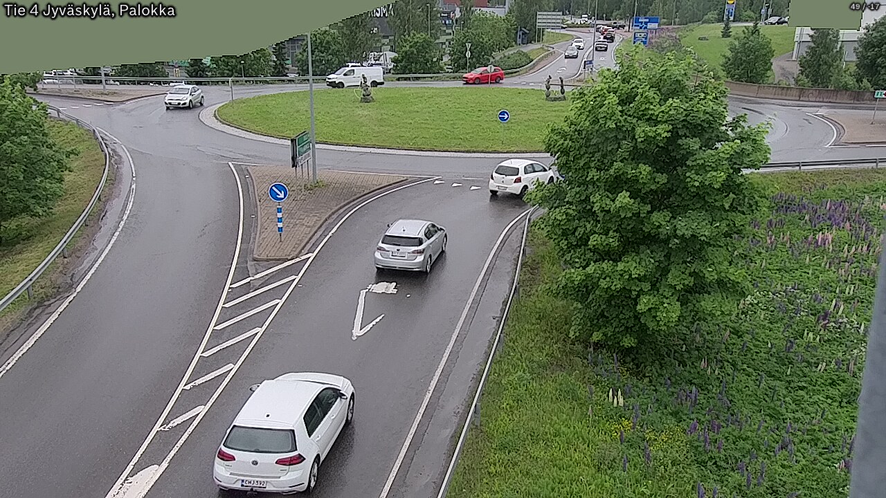 Weather Camera Image Väg 4 Jyväskylä, Palokka, Jyväskylä, Keski-Suomi