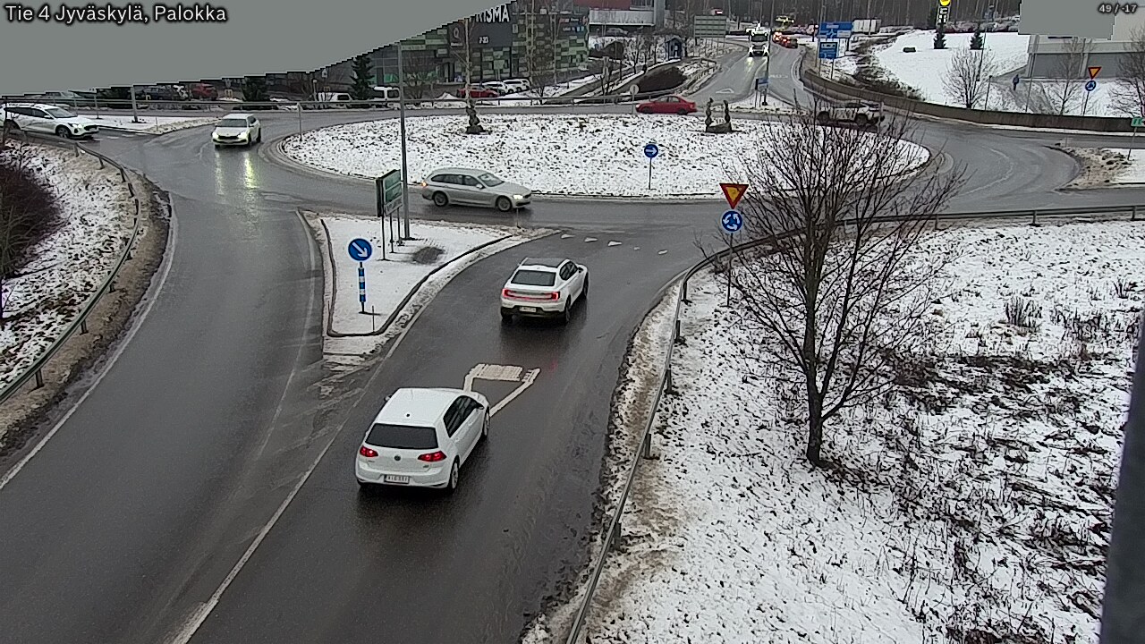 Weather Camera Image Väg 4 Jyväskylä, Palokka, Jyväskylä, Keski-Suomi