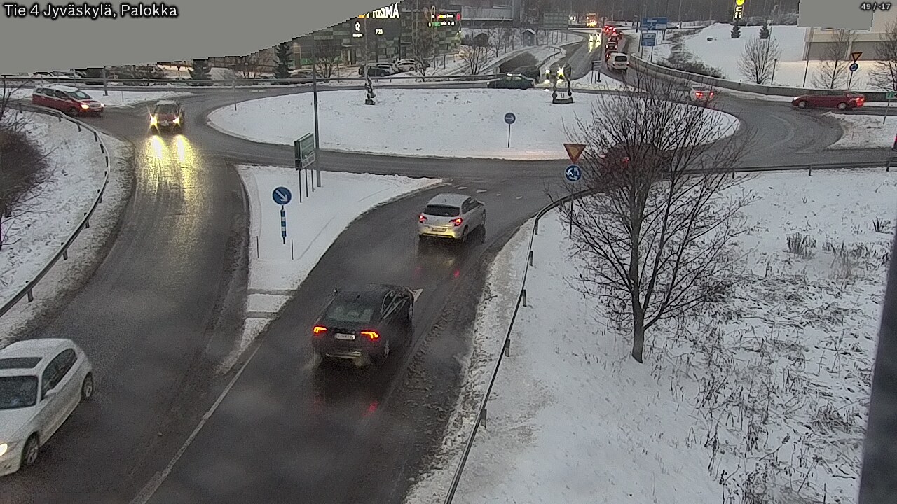 Weather Camera Image Väg 4 Jyväskylä, Palokka, Jyväskylä, Keski-Suomi