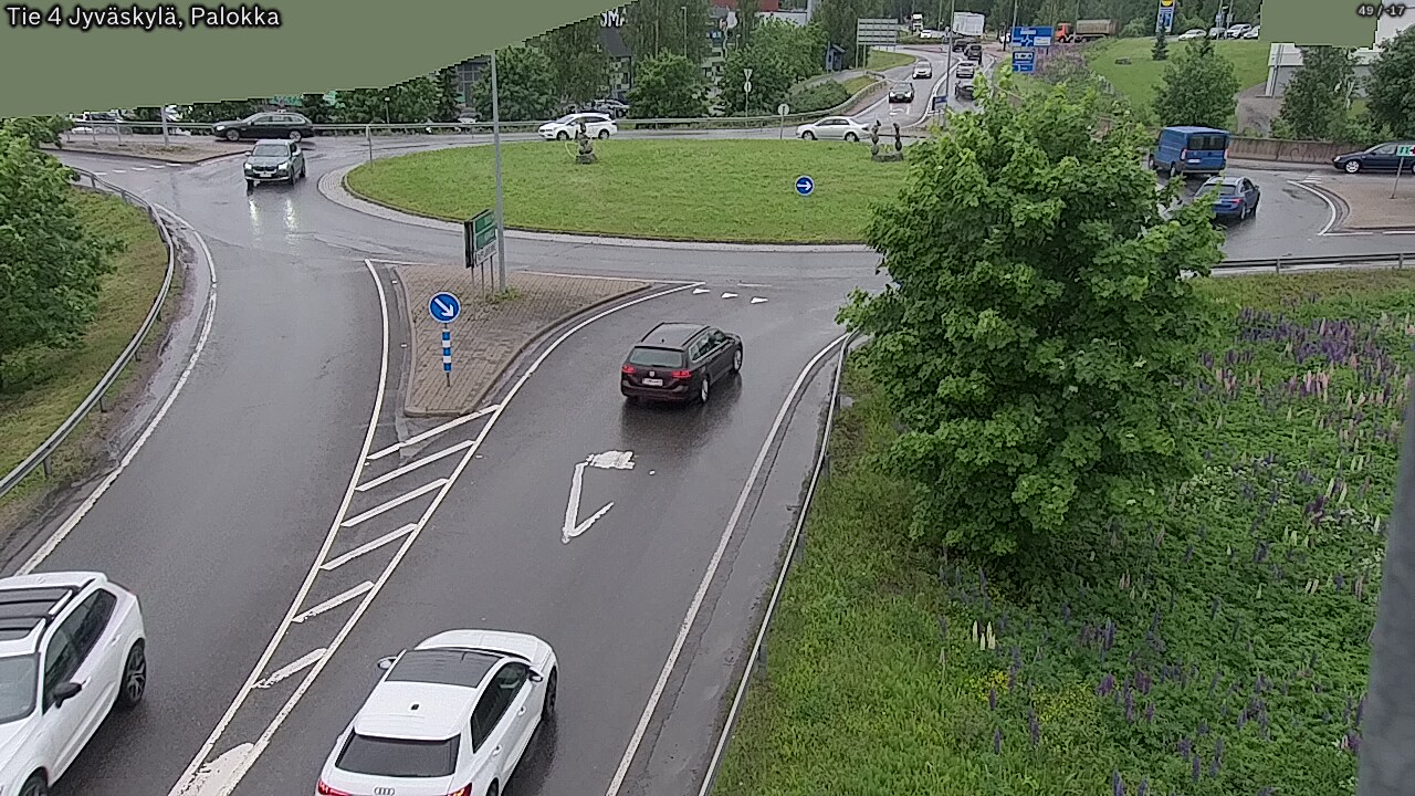 Weather Camera Image Väg 4 Jyväskylä, Palokka, Jyväskylä, Keski-Suomi