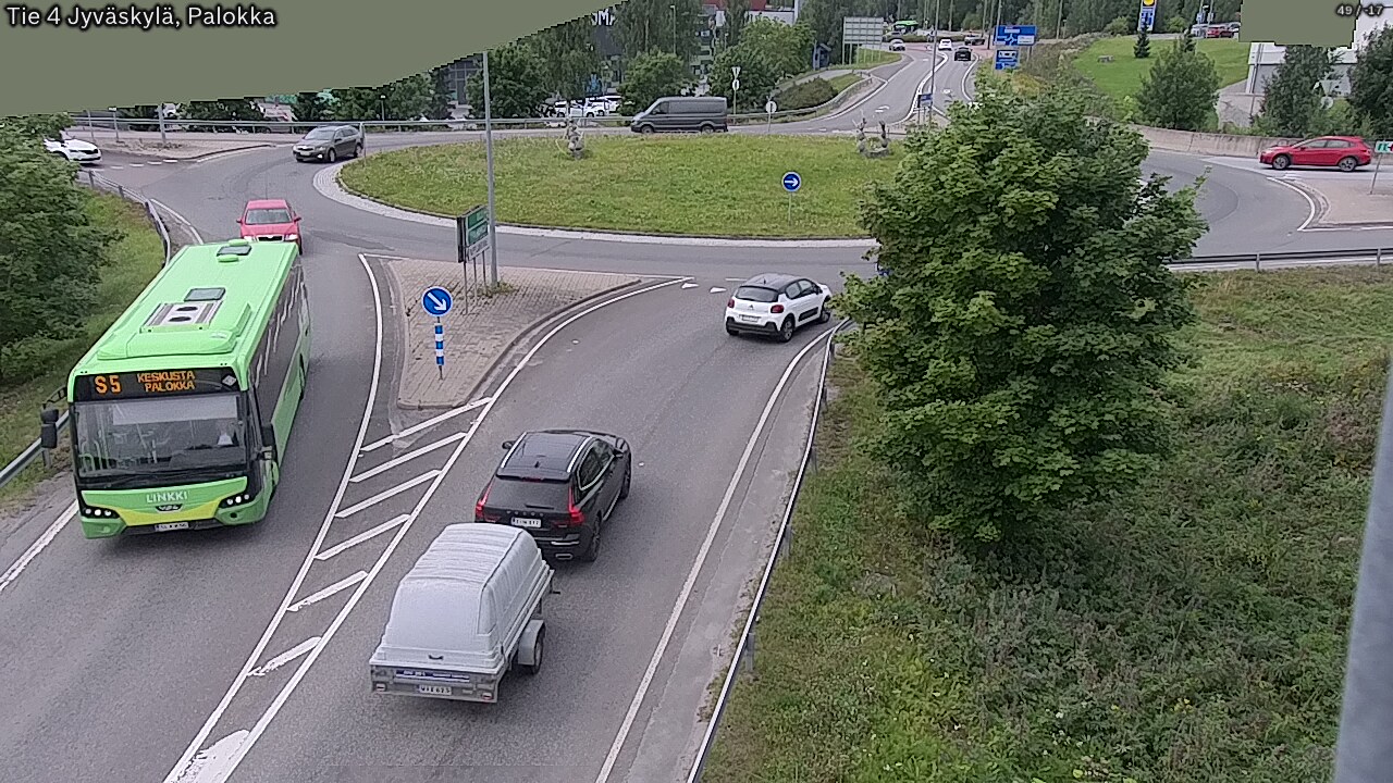 Weather Camera Image Väg 4 Jyväskylä, Palokka, Jyväskylä, Keski-Suomi