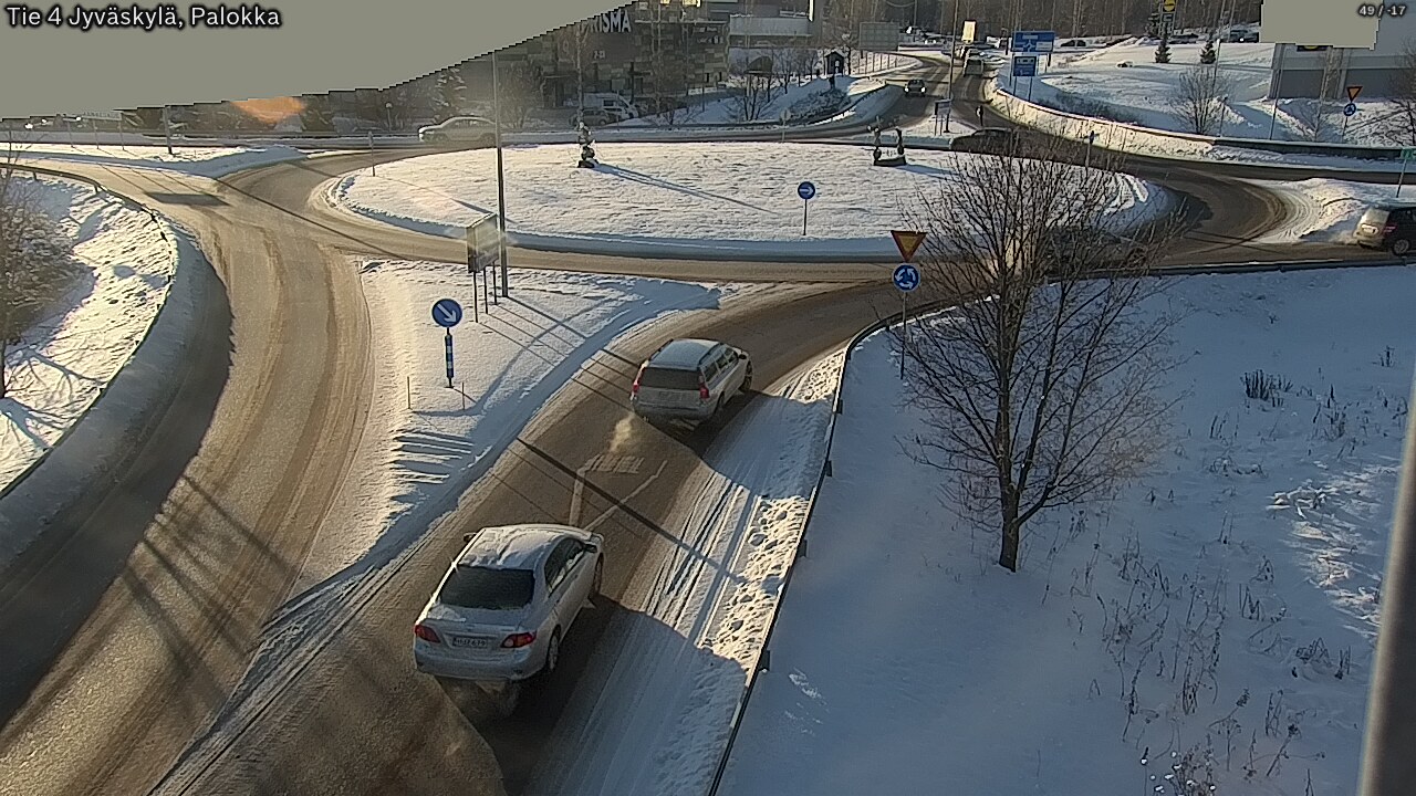 Weather Camera Image Road 4 Jyväskylä, Palokka, Jyväskylä, Keski-Suomi