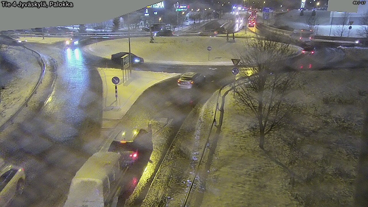 Weather Camera Image Väg 4 Jyväskylä, Palokka, Jyväskylä, Keski-Suomi
