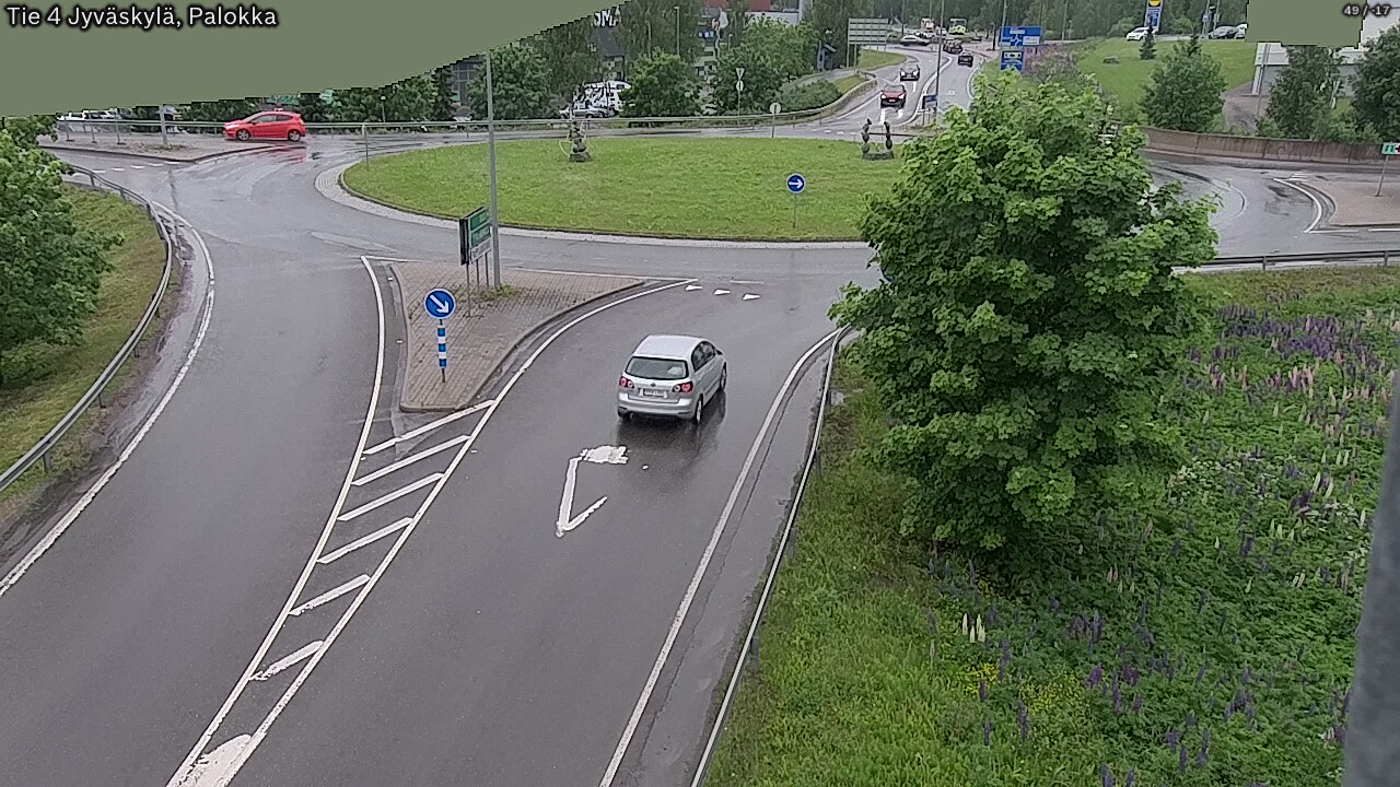 Weather Camera Image Väg 4 Jyväskylä, Palokka, Jyväskylä, Keski-Suomi