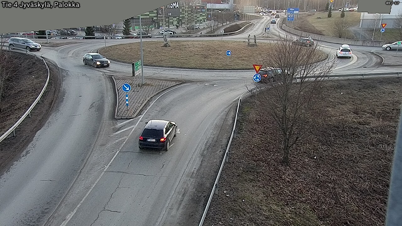 Weather Camera Image Väg 4 Jyväskylä, Palokka, Jyväskylä, Keski-Suomi