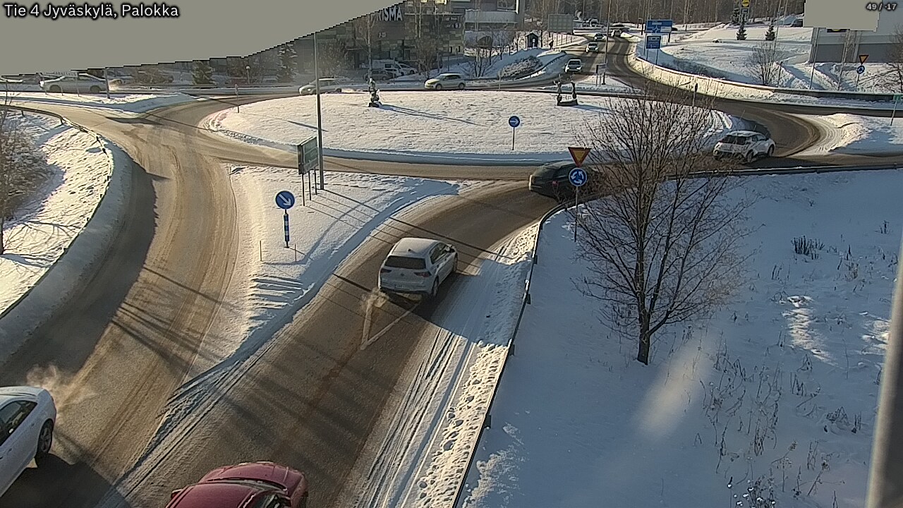 Weather Camera Image Road 4 Jyväskylä, Palokka, Jyväskylä, Keski-Suomi