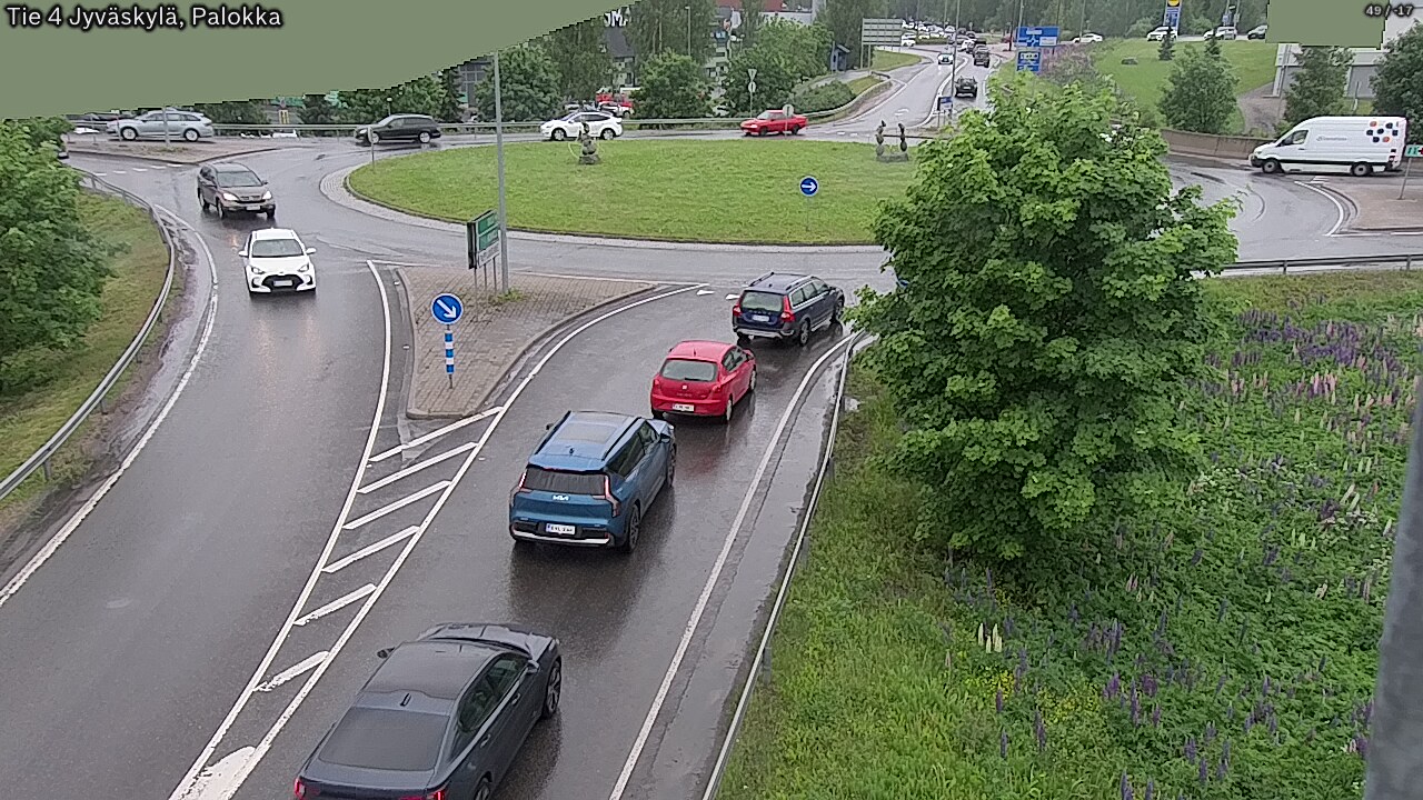 Weather Camera Image Väg 4 Jyväskylä, Palokka, Jyväskylä, Keski-Suomi