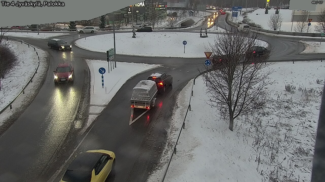 Weather Camera Image Väg 4 Jyväskylä, Palokka, Jyväskylä, Keski-Suomi