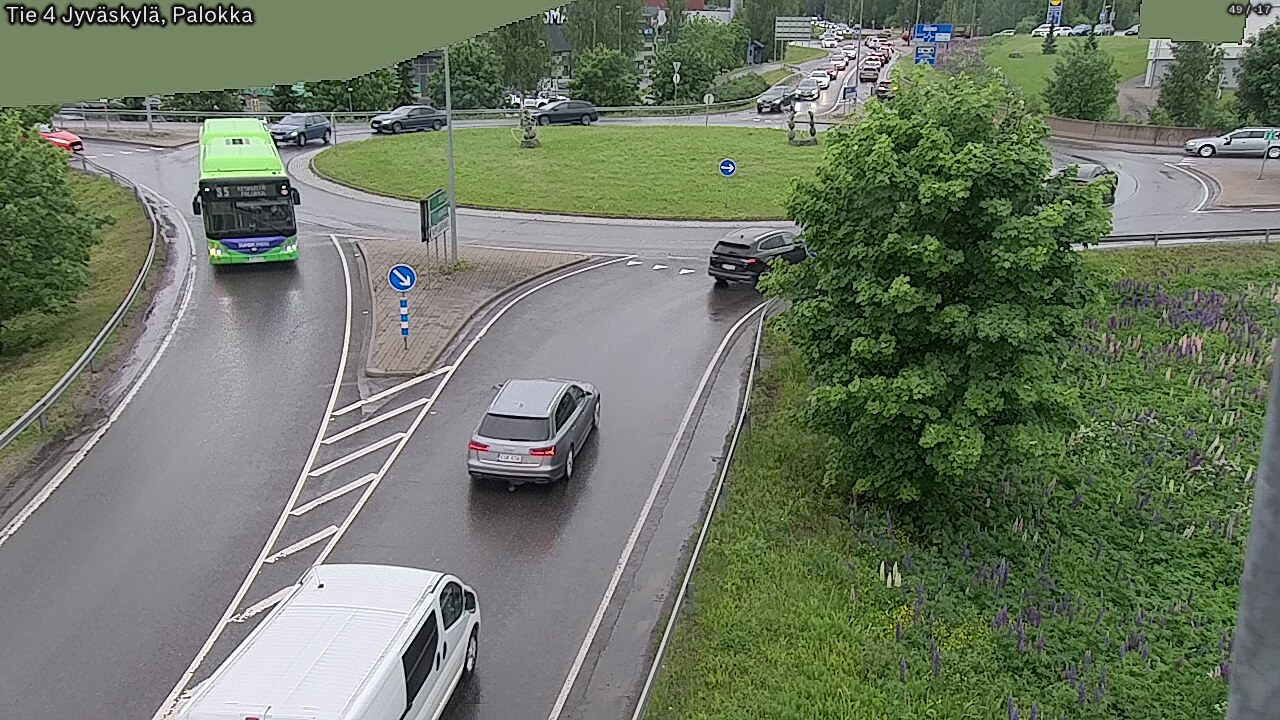Weather Camera Image Väg 4 Jyväskylä, Palokka, Jyväskylä, Keski-Suomi