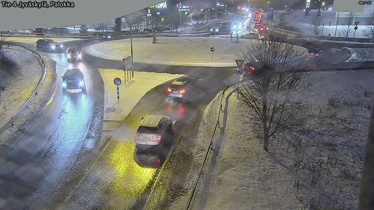 Weather Camera Image Väg 4 Jyväskylä, Palokka, Jyväskylä, Keski-Suomi