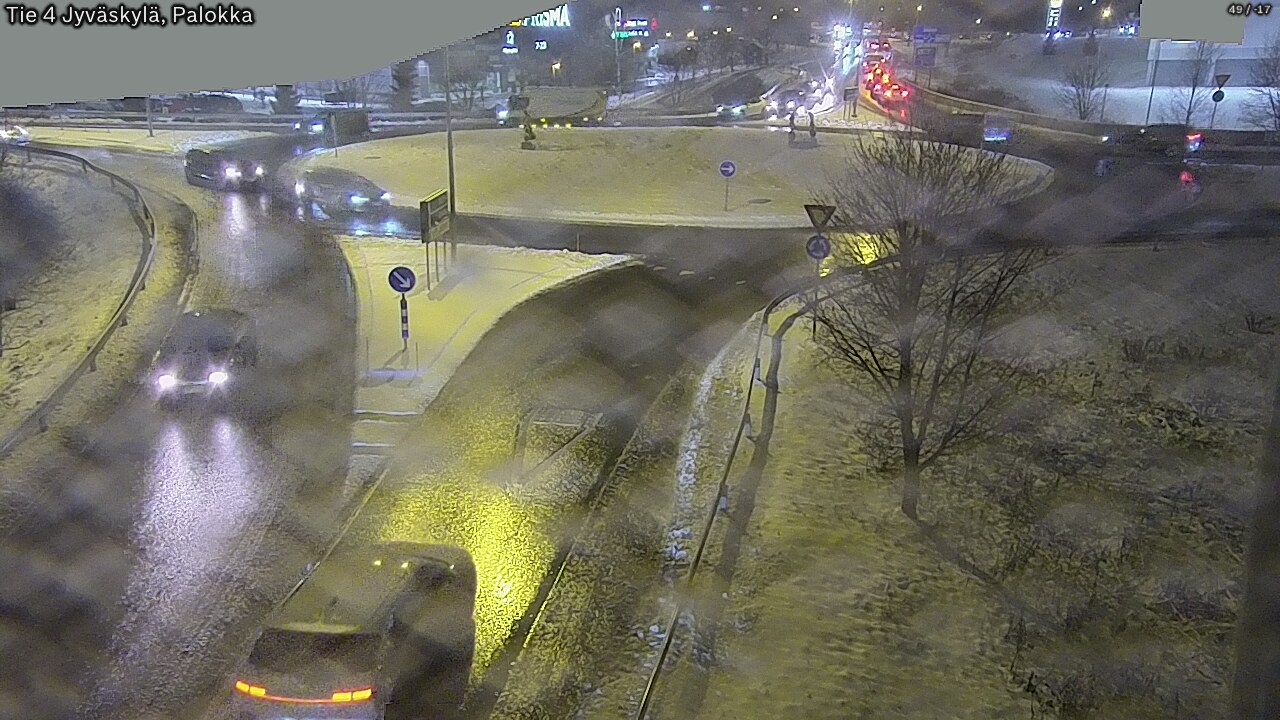 Weather Camera Image Väg 4 Jyväskylä, Palokka, Jyväskylä, Keski-Suomi