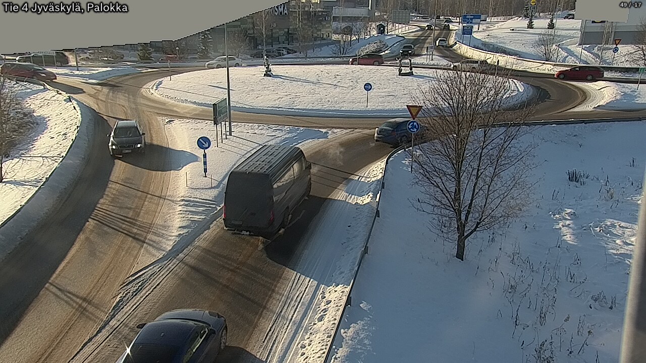 Weather Camera Image Road 4 Jyväskylä, Palokka, Jyväskylä, Keski-Suomi