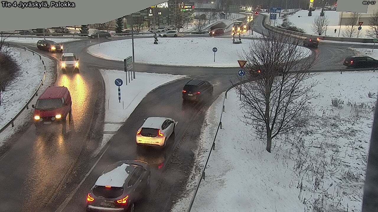 Weather Camera Image Väg 4 Jyväskylä, Palokka, Jyväskylä, Keski-Suomi