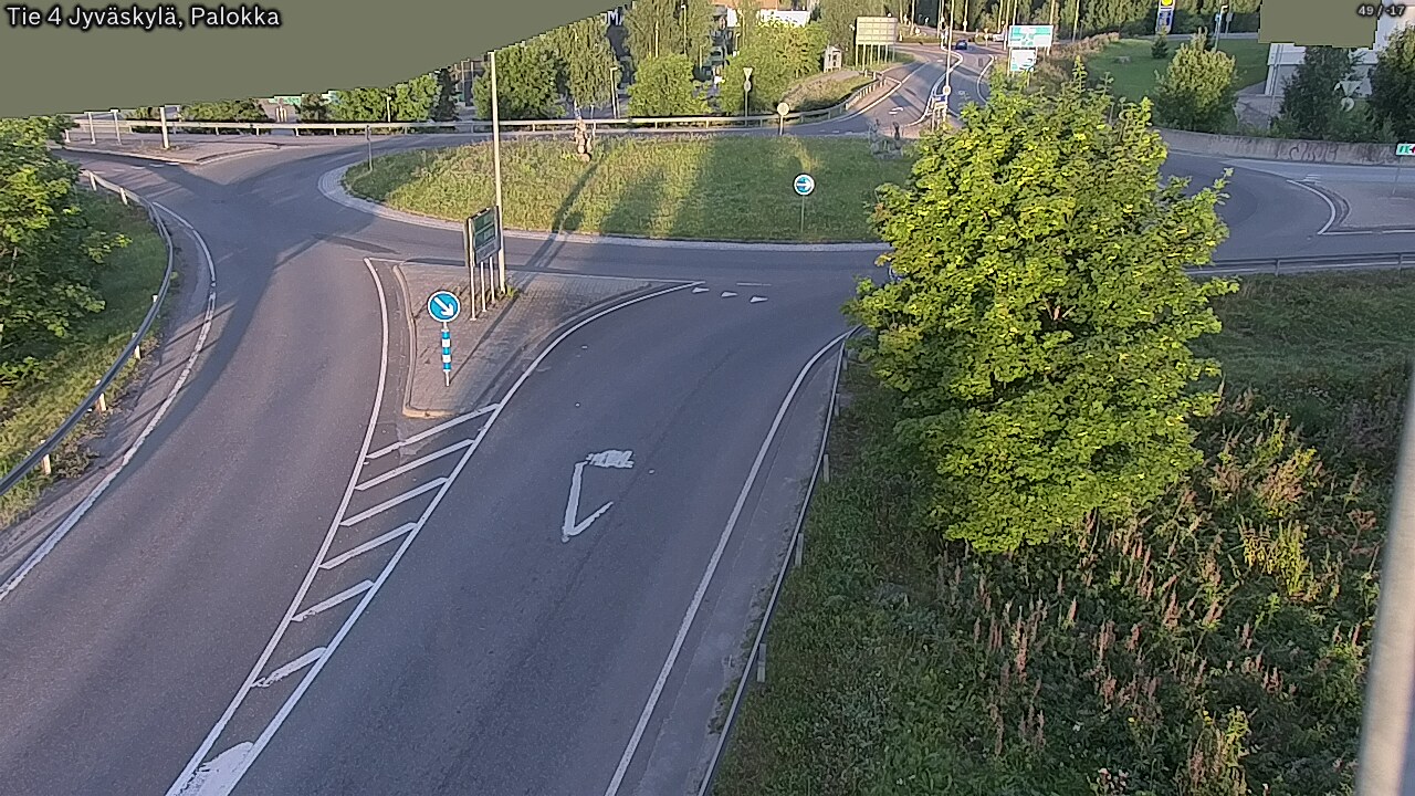 Weather Camera Image Road 4 Jyväskylä, Palokka, Jyväskylä, Keski-Suomi